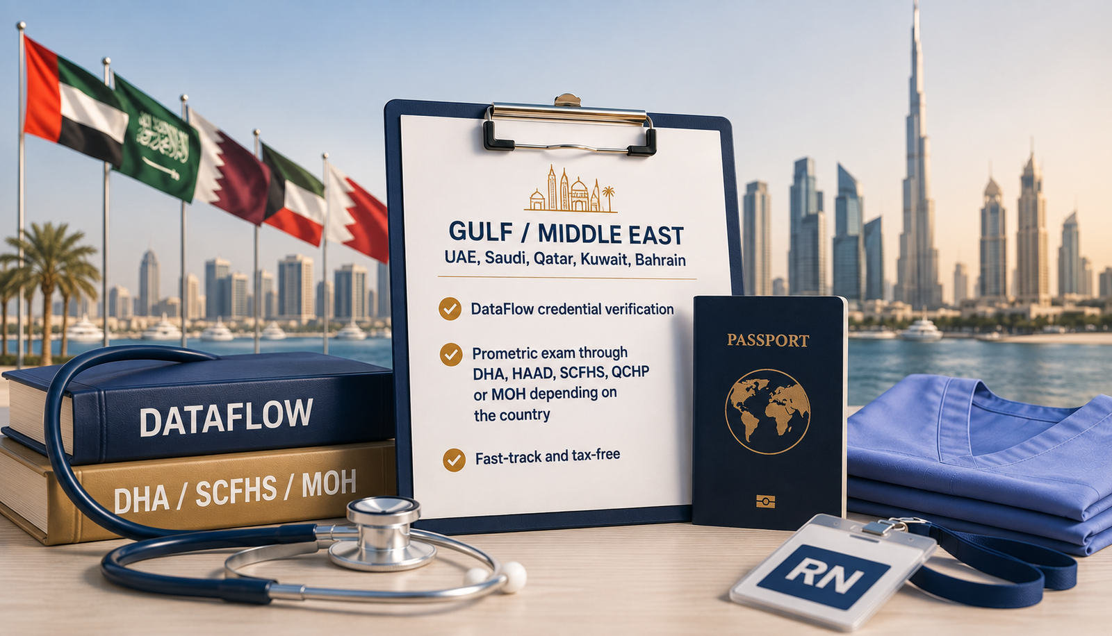 Gulf and Middle East nursing licensing pathway